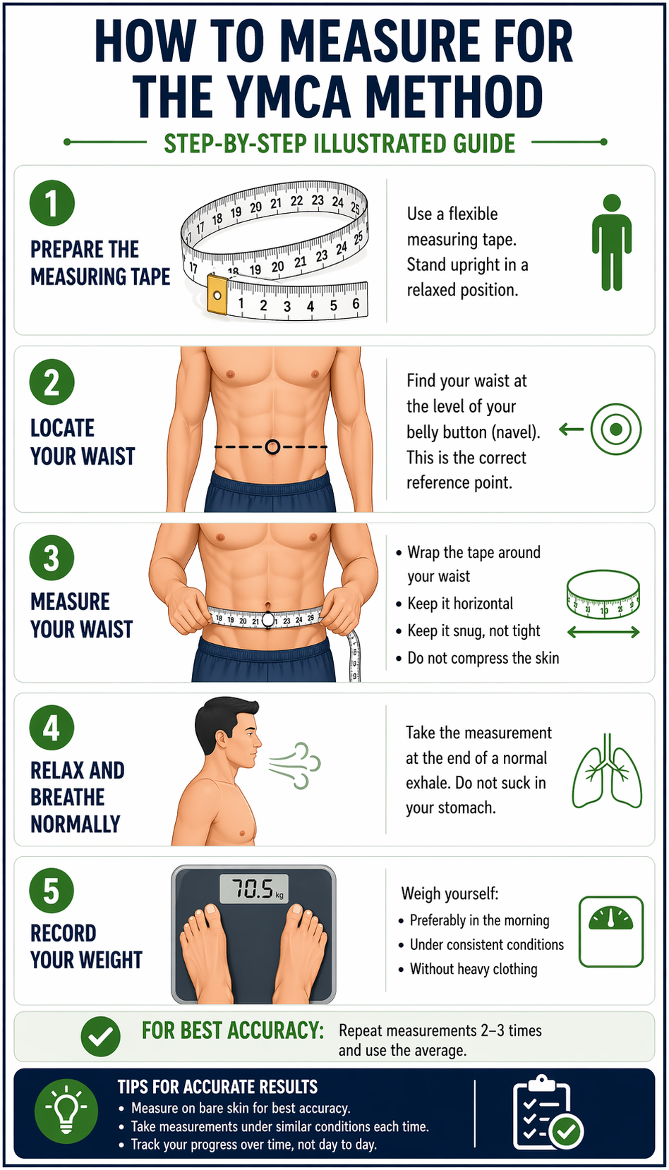 YMCA Measurement Guide